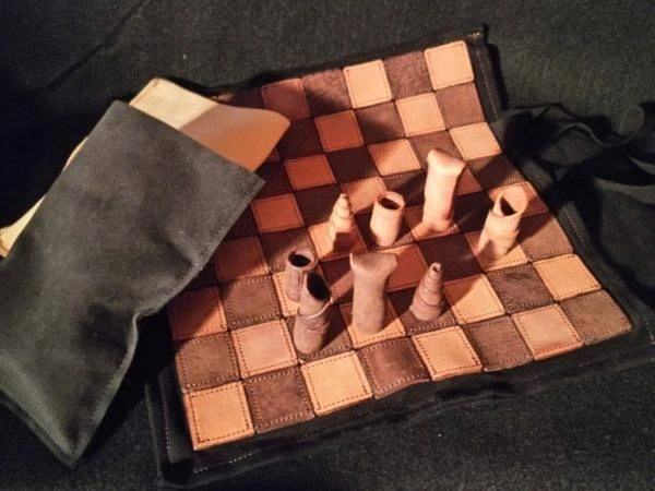 革製ボードゲーム 『チェス』 （大）